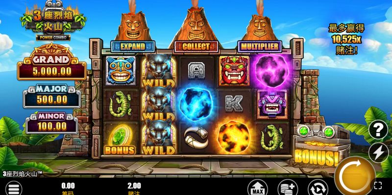 《三座烈焰火山》重磅开启:挑战岩浆深处的财富传奇! 3 游戏介绍