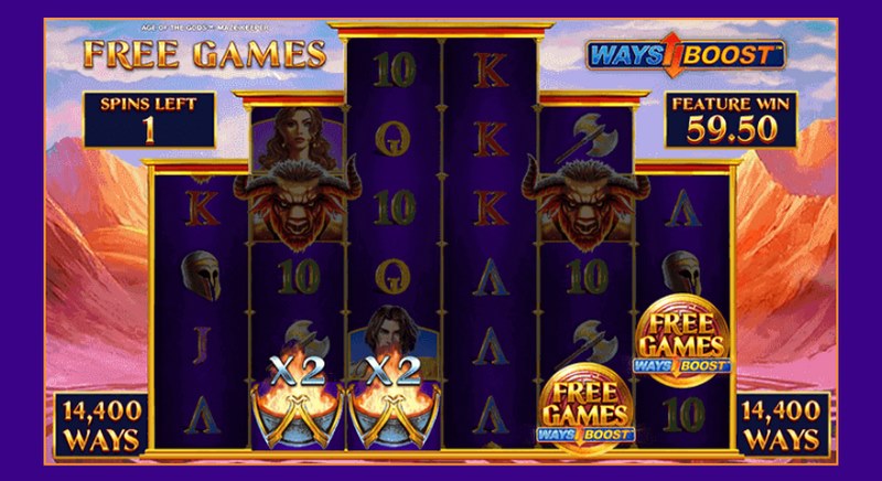 AGE OF THE GODS 累积奖金